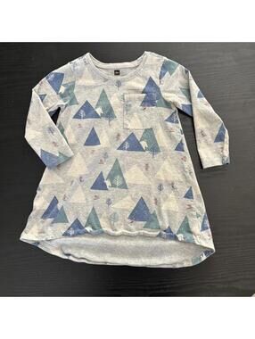 Tea Brand Skier and Snow Monster Jersey Dress